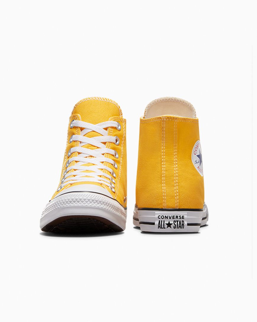 Tenis Converse Chuck Taylor All Star Classicos Cano Alto Feminino Limão | PT D09T170